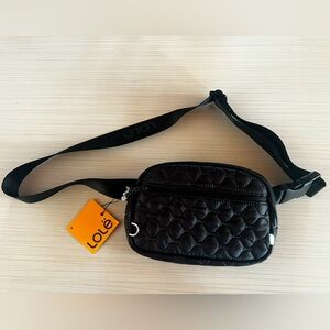 Crossbody Bag Lol Waist Pack Lolë Jamie Quilted Belt Bag In Black